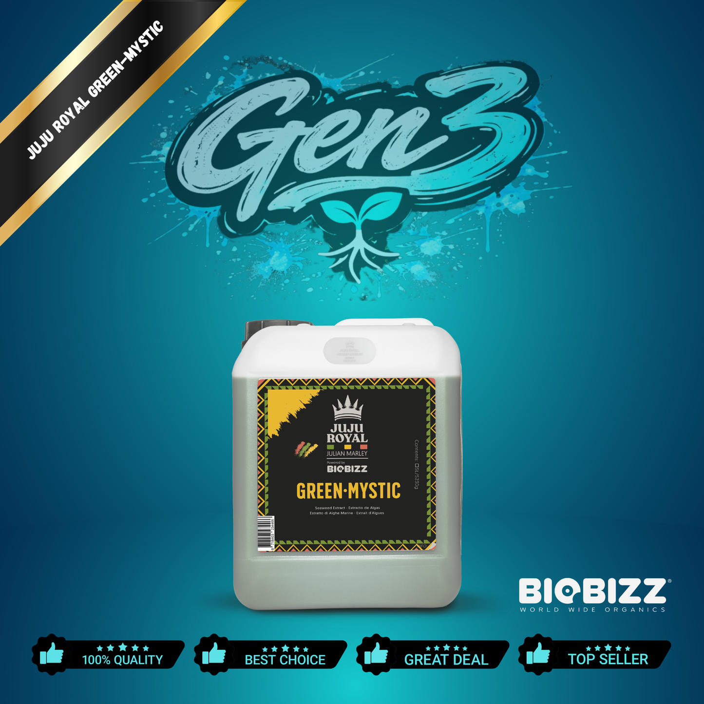 BioBizz Green Mystic - Organischer Wachstumsstimulator