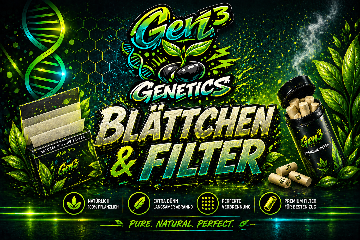 Blättchen & Filter