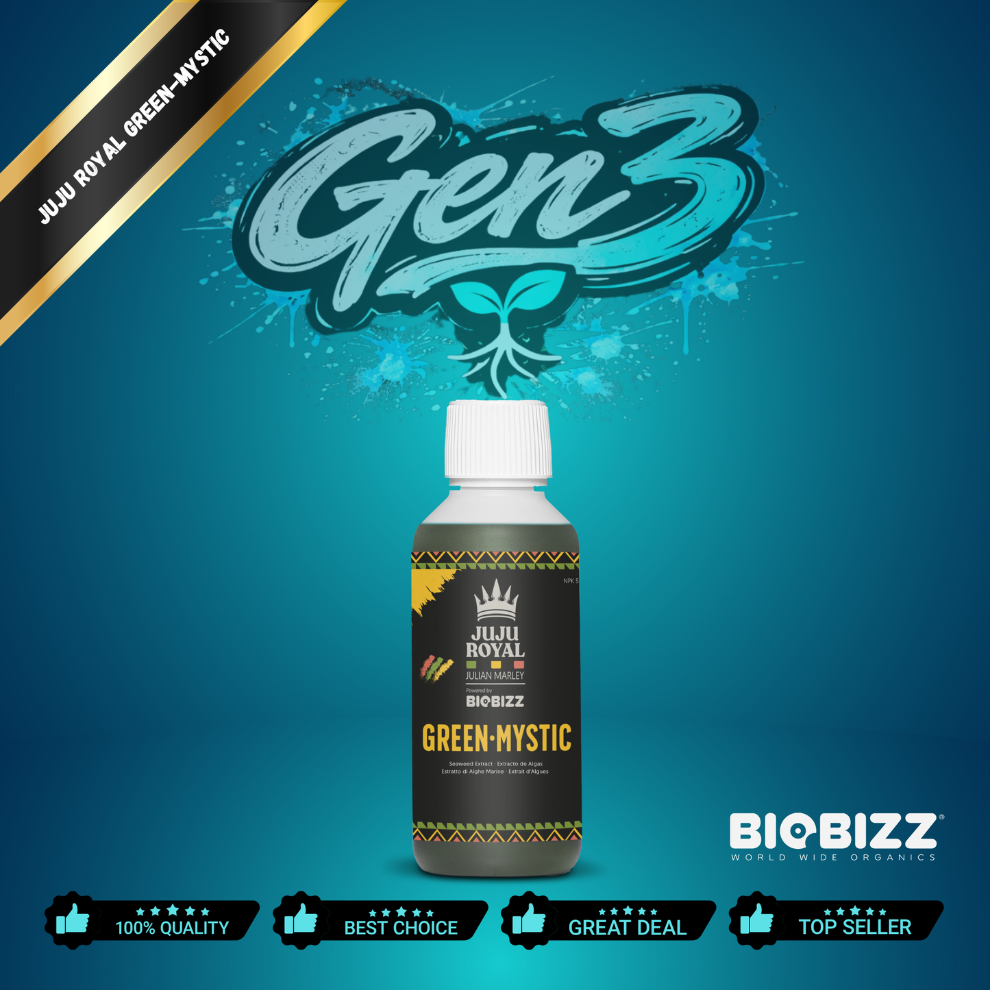 BioBizz Green Mystic - Organischer Wachstumsstimulator