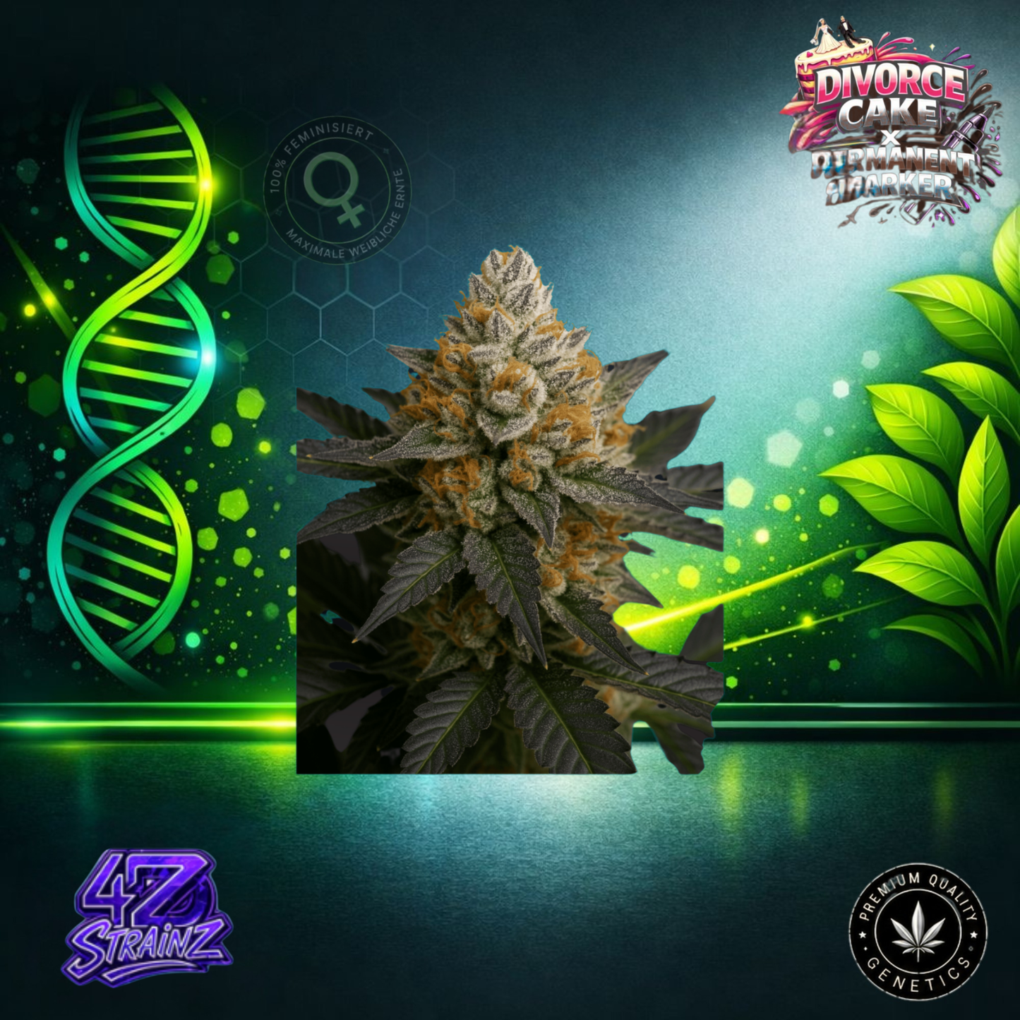 Divorce Cake x Permanent Marker – Feminisierte Cannabissamen