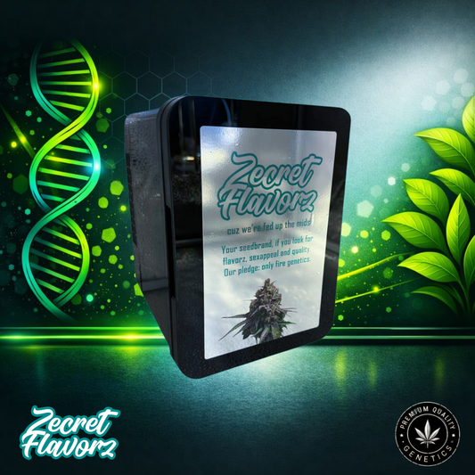 Zecret FlavorZ Mini Fridge DEAL – 10 Seed Packs + T-Shirt