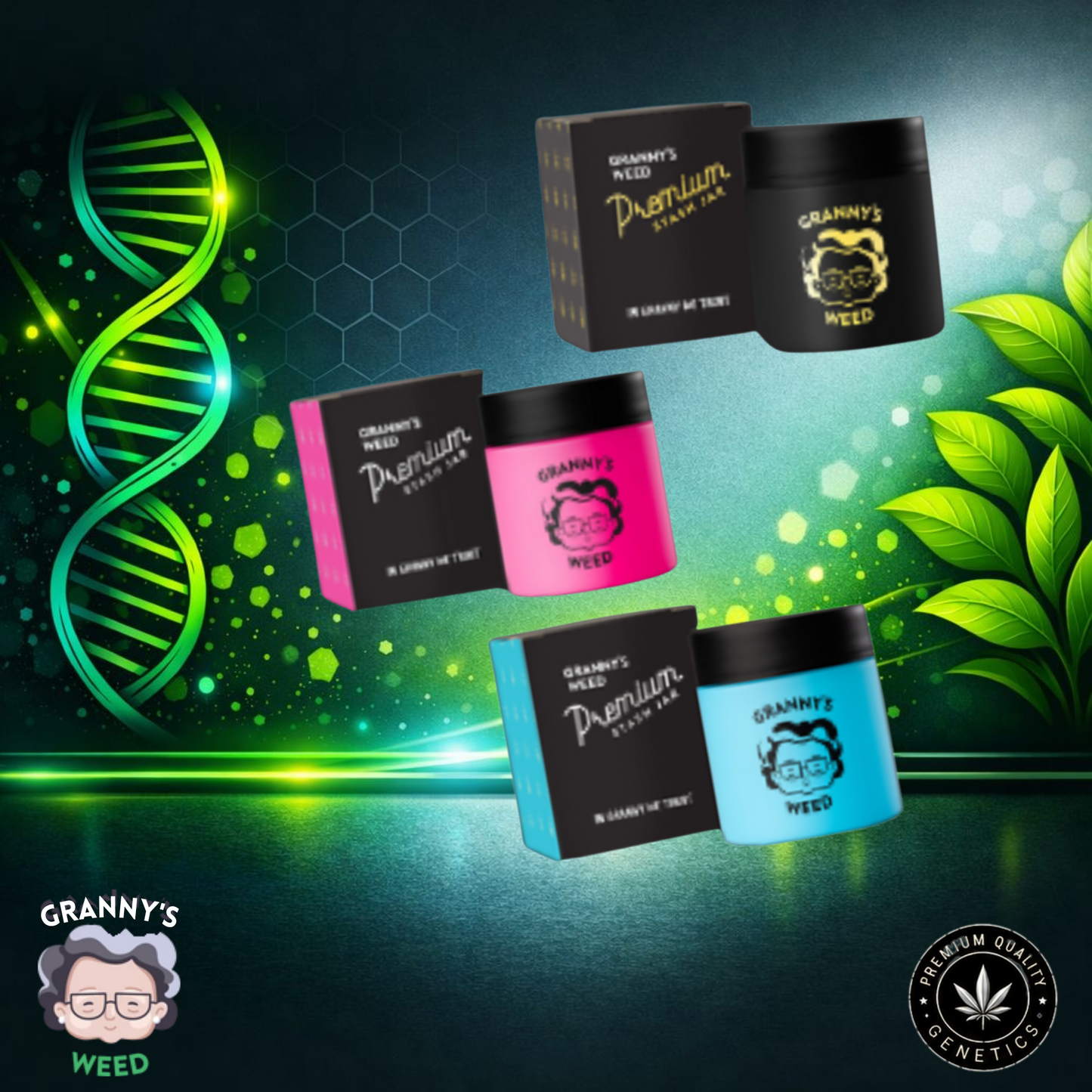 Granny’s Kräuterglas – UV-Schutzglas, 120 ml, luftdicht