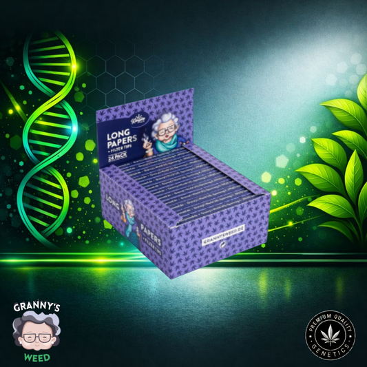 Granny’s King Size Paper + Tips – 36 Blättchen & 36 Filtertips