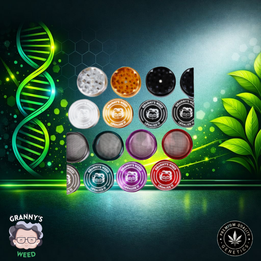Granny's Weed Grinder – 4-teilig, Edelstahl, Ø 63 mm