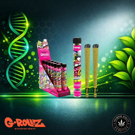 G-Rollz Terpene Infused Cones Candy Crunched