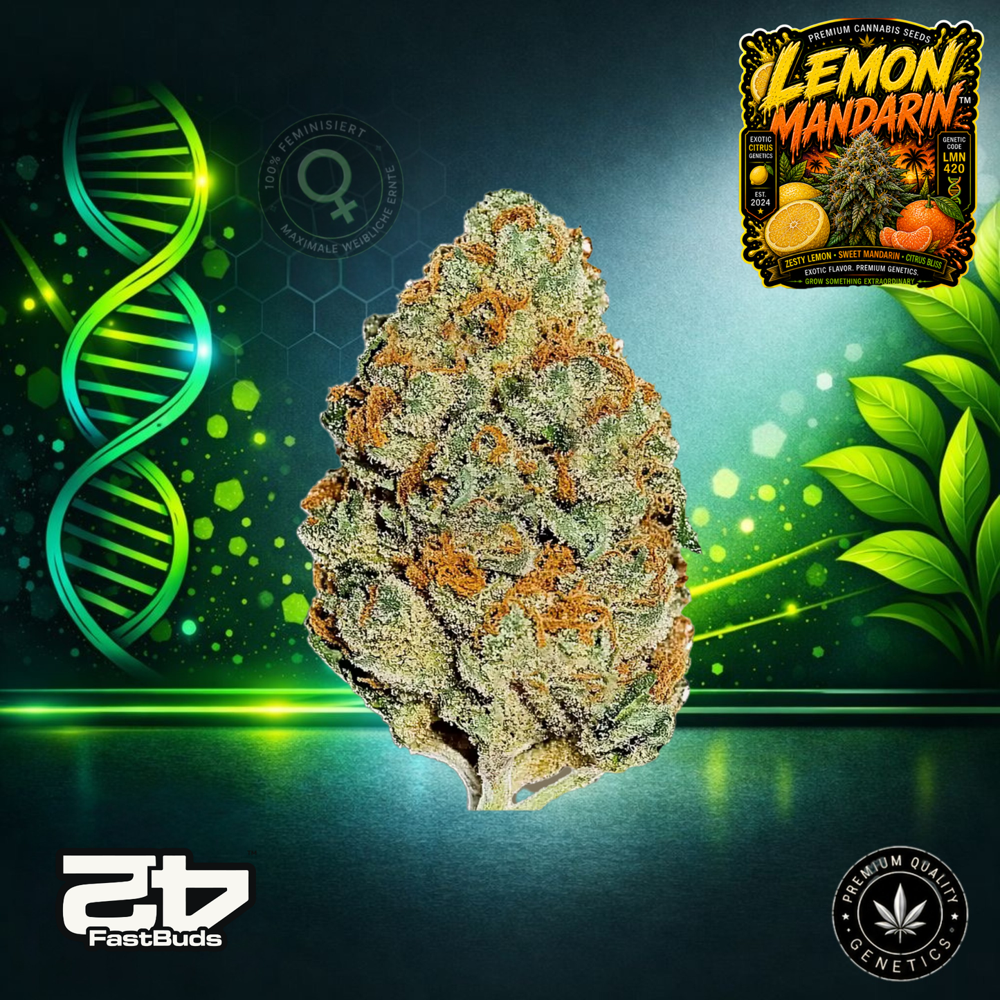 Lemon Mandarin™ – Feminisierte Samen | FastBuds