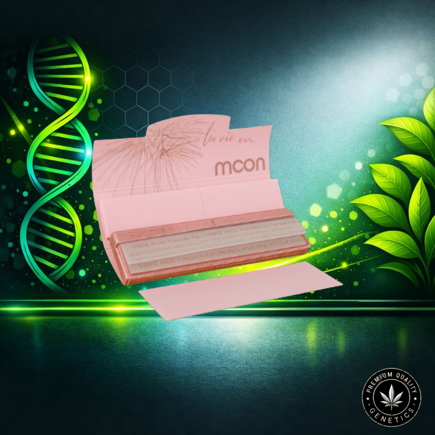 Moon Blättchen Pink – Premium Rolling Papers