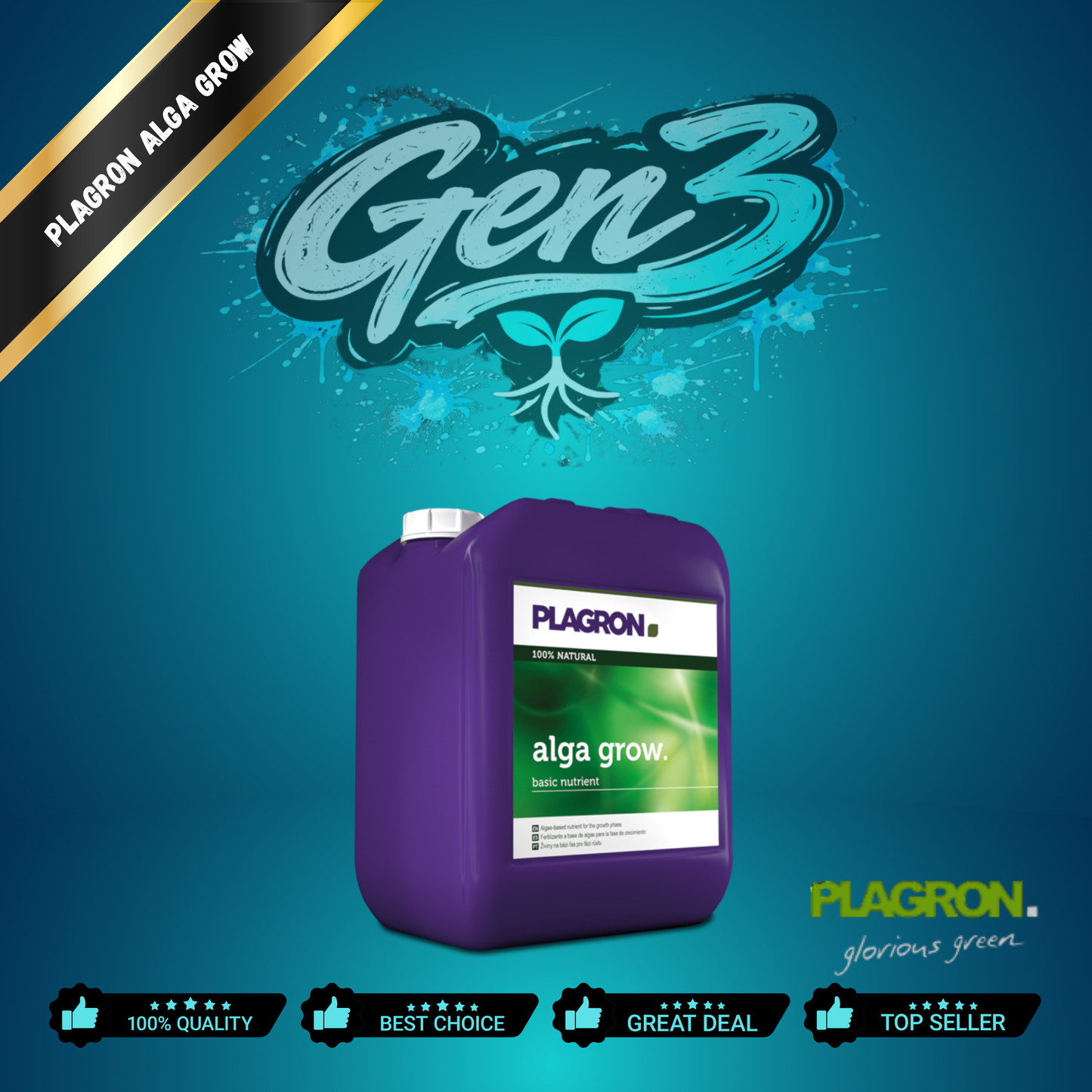 Plagron Alga Grow – Organischer Wachstumsdünger