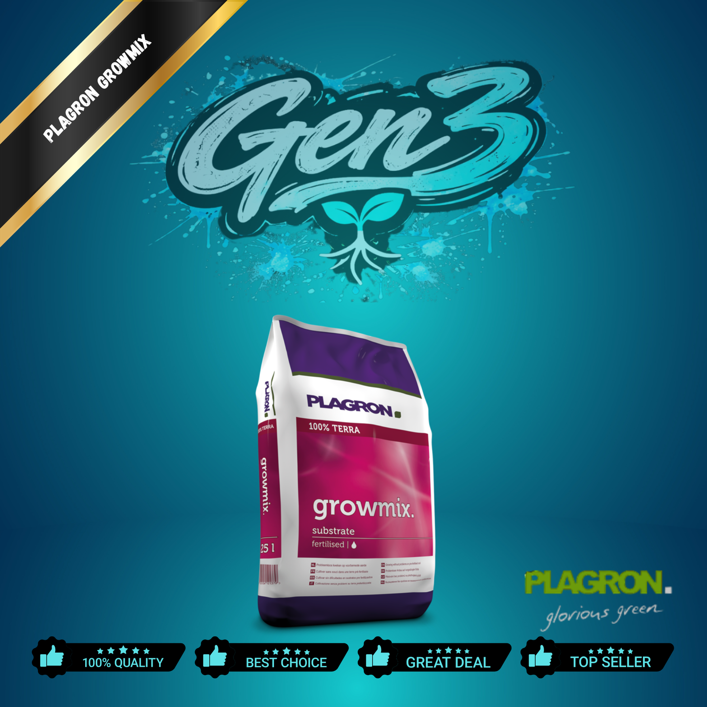 Plagron Growmix (mit Perlite)