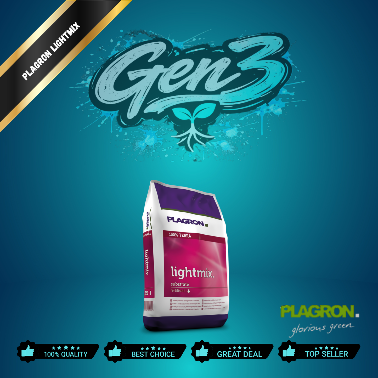 Plagron Lightmix (mit Perlite)
