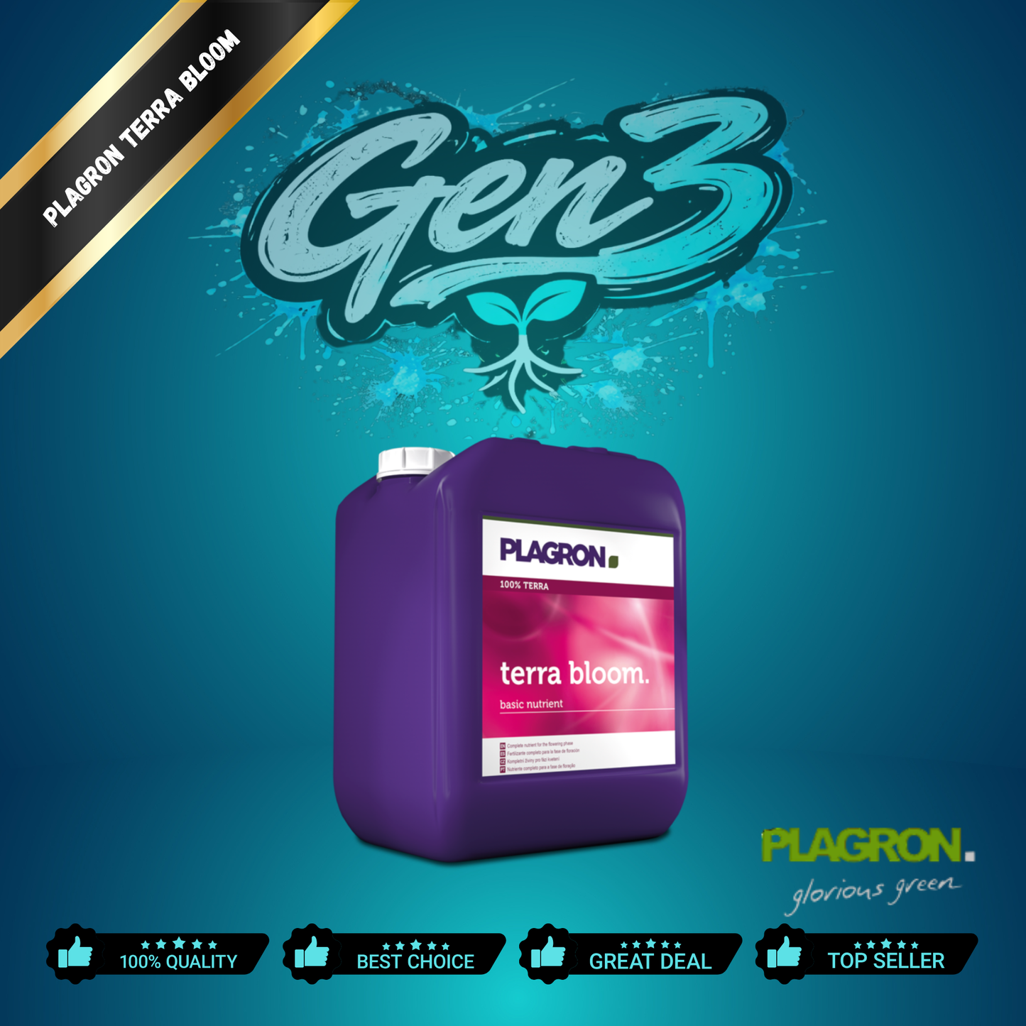 Plagron Terra Bloom – Mineralischer Blütedünger