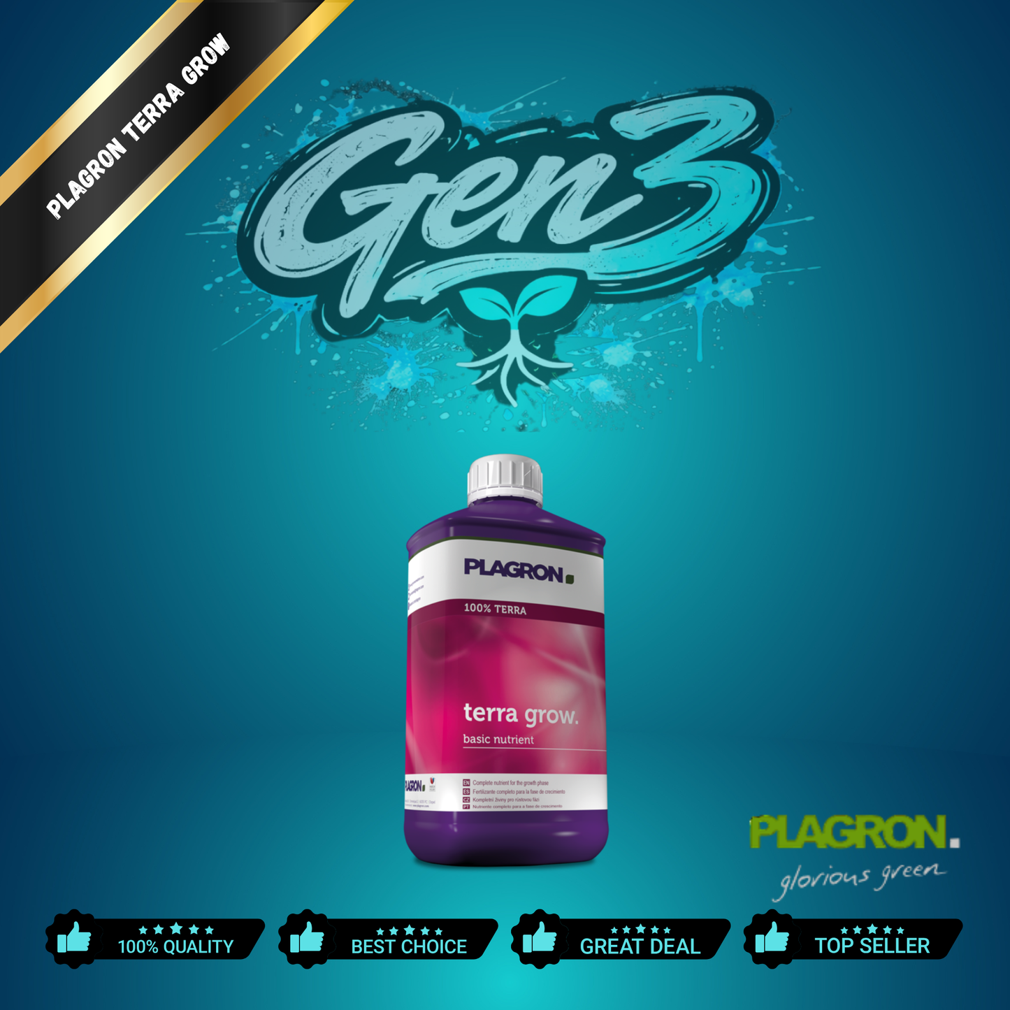 Plagron Terra Grow – Mineralischer Wachstumsdünger