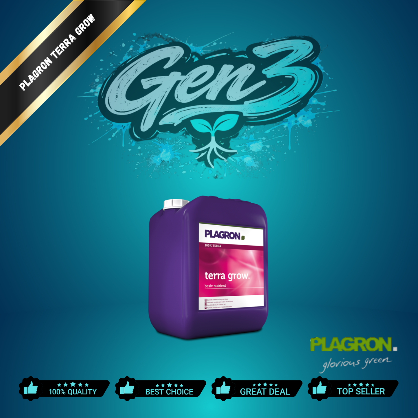 Plagron Terra Grow – Mineralischer Wachstumsdünger