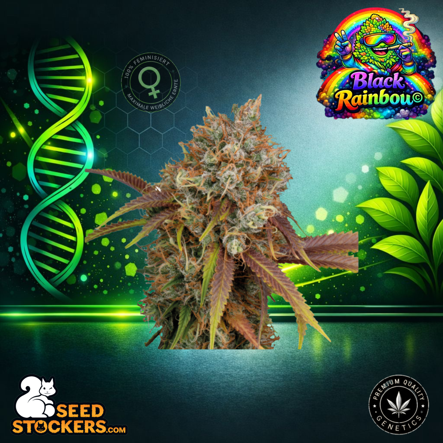 SeedStockers - Black Rainbow© Feminisierte Hanfsamen